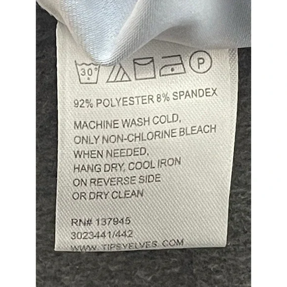 Tipsy Elves Large Blue Hot Dog Short Sleeve Polo Golf Athletic Shirt Bowling - Picture 4 of 7